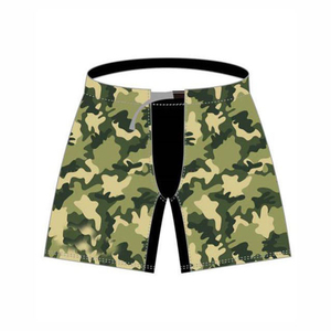 Pantalones cortos de boxeo MMA profesionales para hombre con tela ligera de secado rápido para entrenamiento de artes marciales pantalones cortos MMA estampados - Product Image 1