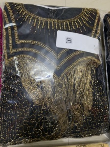 High Street Unique Lourd Brodé À La Main Travail Ceinture Ensemble À La Mode De Mariage Cotail Célébration Robe Dentelle Dîner Prix De Gros - Product Image 3