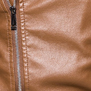 Men's <b>Winter</b> <b>Leather</b> <b>Jacket</b> Slim Fit High Quality Quick Dry Breathable Casual Customizable - Product Image 5
