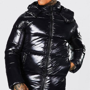 <b>Bubble</b> Jacket for Men Winter Puffer <b>Bubble</b> Jacket for Man Wholesale Zipper Pocket <b>Bubble</b> <b>Coat</b> Warm Plus Size Stand Casual - Product Image 4