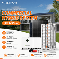 Système d'énergie solaire hybride Growatt 30kW 40kW 50kW triphasé MPPT avec stockage d'énergie pour usage industriel