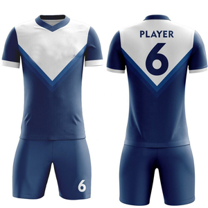 Conjuntos de Uniformes de Fútbol de Manga Corta para Hombre, Personalizados, de Secado Rápido, para Entrenamiento de Fútbol, Club, OEM, Más Vendidos - Product Image 2