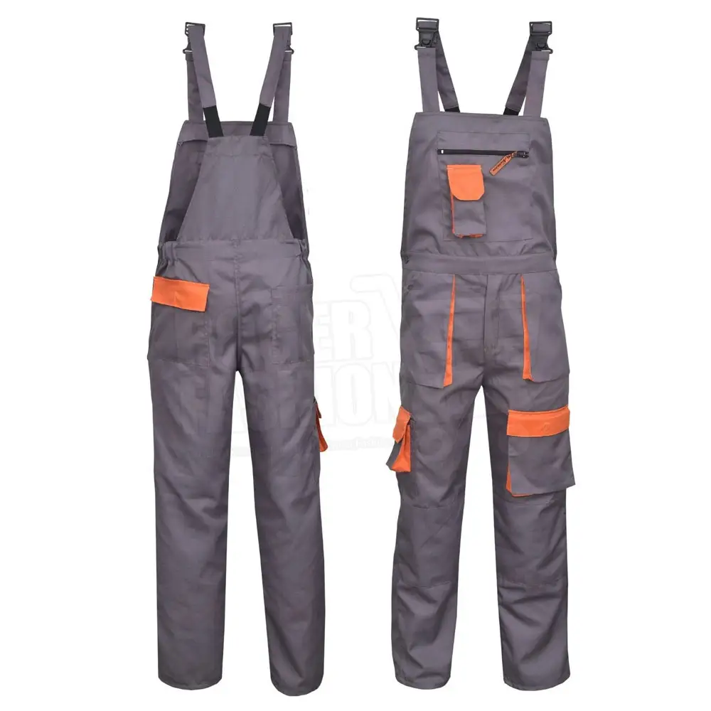 Professional Heavy Duty Work Wear Dungaree Breathable Outdoor Hi Vis Safety Work Wear Dungarees