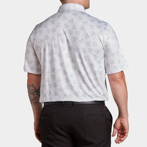 Camiseta de Golf de Manga Corta Sublimada con Logotipo Personalizado OEM, 100% Algodón, Transpirable, de Secado Rápido, Estilo Urbano para Hombre - Product Image 6