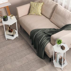 Hot Selling Modern <b>Rustic</b> Wood Marble Stone Top <b>Coffee</b> <b>Table</b> Sleek Metal Frame New Arrival Side <b>Table</b> Living Room Dining Use - Product Image 5