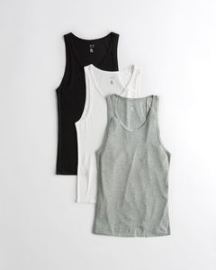 เสื้อกล้ามผู้ชายแขนสั้นคอโอใส่สบาย - Product Image 2