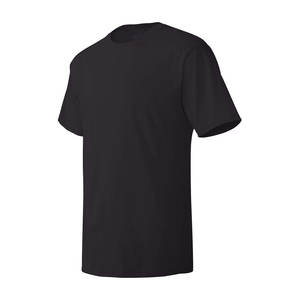 T-shirt en coton blanc à col rond pour hommes, t-shirts à col rond bon marché 120g pour hommes T-shirts Crew Fitness pour hommes - Product Image 3