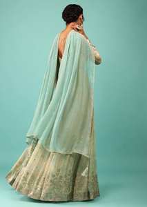 NUEVO VESTIDO DE FIESTA PESADO GEORGETTE CON DUPATTA - Product Image 5