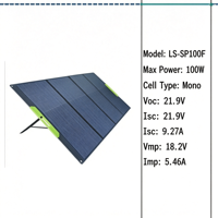 Panneau solaire mono haute efficacité 200W, étanche IP67, DC1500V, MC4 vers XT60 Anderson pour camping-car, marine, hors réseau