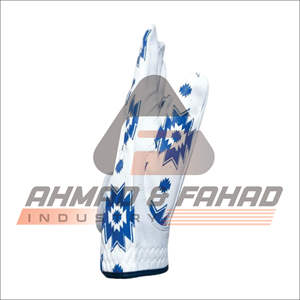 Guantes de golf de cuero Cabretta con logotipo personalizado de la industria A & F, agarre de mano izquierda transpirable de alta calidad, protección UV, precio de fábrica para - Product Image 6