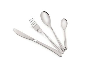 Elegante Juego de Cubiertos de Acero Inoxidable de 4 Piezas, Pulido Espejo, Duradero, Apto para Lavavajillas, Ecológico, para Uso en Restaurantes - Product Image 3
