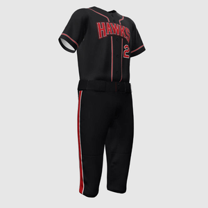 Conjunto de ropa de béisbol y softbol de poliéster transpirable diseñado con tela suave de secado rápido para sesiones deportivas cómodas - Product Image 2