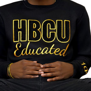 Sudadera HBCU Alpha Chenille, Diseño Educativo, Ropa Griega Personalizada, Ropa de Fraternidad al por Mayor, Sudadera con Cuello Redondo - Product Image 2