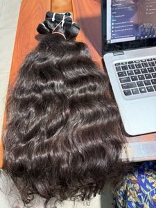 Extensiones de cabello humano de calidad superior de extremo de doble estirado sin procesar indio rizado virgen cutícula alineada proveedor - Product Image 2