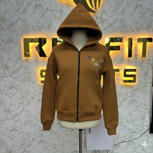 Services OEM Nouveau style Logo de broderie personnalisé Dernier design Haute qualité Prix raisonnables Poches avant Sweats à capuche avec fermeture éclair - Product Image 3