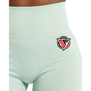 Mallas deportivas para mujer, mallas de Yoga con cordón en la cintura de secado rápido, mallas cortas de gimnasio de alta elasticidad para mujer - Product Image 4