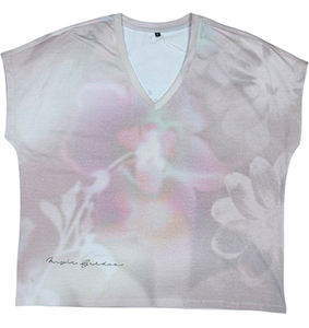 เสื้อยืดผู้หญิงผ้าฝ้าย100% ระบายอากาศแขนสั้นพิมพ์ลายดิจิตอล - Product Image 5