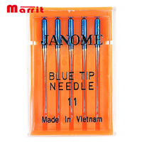 # 990311000A AIGUILLES À POINTE BLEUE, TAILLE 11, 5PK FOT JANOME