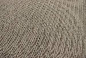 Alfombra de área ovalada gruesa Reversible de tejido plano tejido a mano de polipropileno duradero alfombra minimalista de tejido texturizado sutil de bronceado neutro sólido - Product Image 2