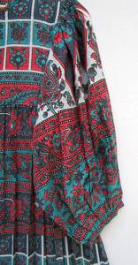 2025 vente en gros Collection cravate teinture longue Maxi col en v demi manches rayonne tissu ample robe avec fente latérale printemps caftans - Product Image 5