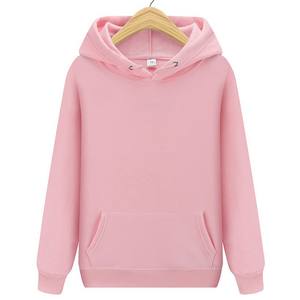Oem logo de broderie imprimé personnalisé conception de sweatshirts de sport à capuche de couleur unie pour hommes pulls molletonnés décontractés pour couple - Product Image 2