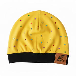 Nouveauté : Bonnets unisexes noirs, prêts pour le voyage, respirants, imperméables, ajustables, vente en gros, avec votre propre logo - Product Image 2