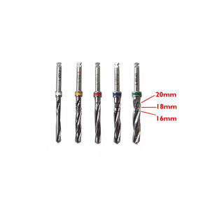 Implante Dental Eléctrico Irrigación Externa Taladros Negros Soporte de Fresa de Acero Cilíndrico - Product Image 4