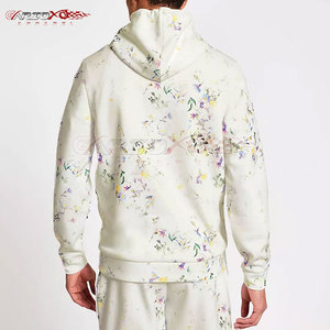 Conjunto de Sudadera con Capucha y Pantalones Cortos para Hombre, Corte Moderno, Tejido Transpirable y Ligero de Poliéster/Algodón para Uso en la Calle y el Gimnasio - Product Image 4