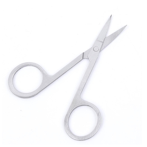 Ciseaux à ongles droits et pointus en acier inoxydable de qualité supérieure pour gauchers, manucure, pédicure, coupe de précision, poignée antidérapante, soin des ongles - Product Image 1