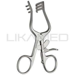 LIKAMED Weitlaner-Wullstein 3X3 Écarteur auto-agrippant 13cm Allemagne Embouts émoussés en acier inoxydable - Product Image 3