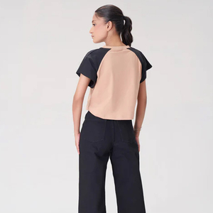 เสื้อครอปสำหรับผู้หญิงเสื้อยืดแฟชั่นแขนสั้นใส่สบายสไตล์ใหม่สำหรับฤดูร้อน - Product Image 6