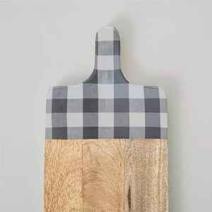 Tabla de Cortar de Madera de Mango con Diseño Impreso, Tabla de Queso de Madera y Resina, Tabla para Servir Queso, Hecha a Mano, Apta para Lavavajillas - Product Image 2