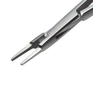 Ryder ที่เก็บเข็มแบบแมนนวล6นิ้วคีม TC | เหล็กสแตนเลสครึ่งทองใช้ซ้ำได้เครื่องมือผ่าตัดพลาสติก - Product Image 2