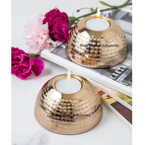 Meilleure vente en laiton or rond chauffe-plat bougeoir pour la maison mariage événement éclairage décoratif chauffe-plat - Product Image 4