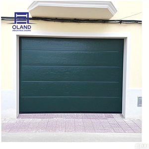 <span class=keywords><strong>Porte</strong></span> <span class=keywords><strong>de</strong></span> <span class=keywords><strong>garage</strong></span> <span class=keywords><strong>sectionnelle</strong></span> en acier sur mesure avec panneaux isolés PU, rails <span class=keywords><strong>standard</strong></span> et moteur automatique pour villas - Product Image 2