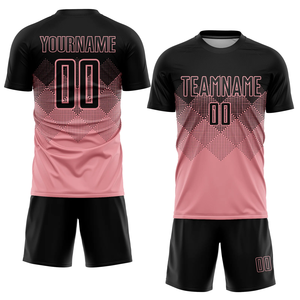 เสื้อฟุตบอลแบบซับลิเมชันใส่ได้ทั้งชายและหญิงเสื้อฟุตบอลคอวีออกแบบโลโก้ได้ตามต้องการสำหรับผู้เล่นในคลับผู้ใหญ่ - Product Image 2