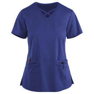 Conjuntos de Uniformes Médicos con Logotipo Personalizado, Uniformes de Enfermera y Doctor de Hospital, Tela Antiestática al por Mayor, Traje de Dos Piezas, Conjuntos de Uniformes Elásticos - Product Image 1
