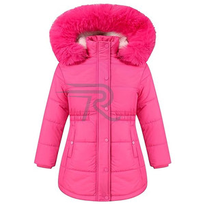 Razorts International Women's Hooded Puffer <b>Jacket</b> Cotton Filling Autumn Solid Color Long Sleeve Casual Outerwear - Product Image 1