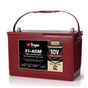 Batterie AGM Trojan 12V 100AH 31-AGM-Sealed Deep Cycle pour systèmes solaires, voiturettes de golf, onduleurs et bateaux - Product Image 1