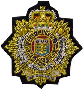 Venta al por mayor PREMIUM CALIDAD SUPERIOR FÁBRICA HECHO A MANO BORDADO CHAQUETAS VERDE REAL BLAZER BADGE BULLION WIRE BLAZER BADGE PRECIO BAJO - Product Image 4