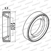 Joint d'étanchéité SLGM01 pour Ford General Motors 6F35 6T30 ; 6T40/6T45 (236 mm)