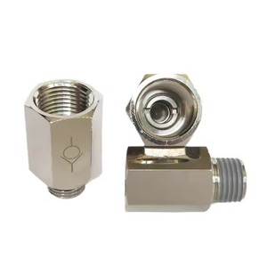 วาล์วตรวจสอบแบบตรงนิวเมติกการไหลของอากาศแบบทางเดียวใหม่สำหรับประเภทอุปกรณ์อุตสาหกรรมการพิมพ์ - Product Image 4