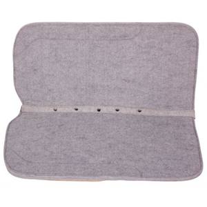 Tapis de selle de cheval véritable de qualité supérieure 32 "x 31" x 1 "épaisseur cuir classique travail avec doublure en tissu - Product Image 6