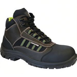 Botas de Seguridad Danube S3 SRC EN20345 con Forro de Cuero y Textil en Negro/Marrón, Talla 39 - Product Image 2