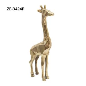 Sculpture de cerf artisanale en aluminium, impression par gravure moderne, décoration de salon, qualité d'exportation supérieure - Product Image 5