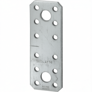 Connecteurs plats VORMANN, longueur 180 mm, largeur 40 mm, épaisseur 2,5 mm, acier Sendzimir galvanisé, lot de 50, supports et étagères de rangement - Product Image 3