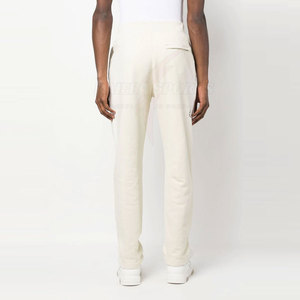 <b>Men's</b> Custom Fashion Design Flared Sweat Pants High Quality Mid-Lightweight Cotton Elastic Waist Breathable Straight Casual - Product Image 5