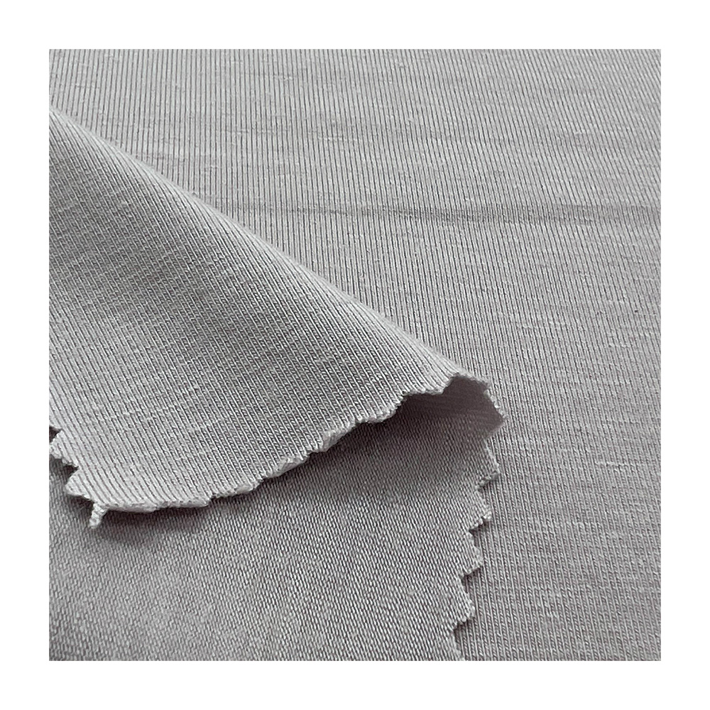 Eco-Friendly Bamboo Fiber Knitted Fabric Stretchy Lightweight