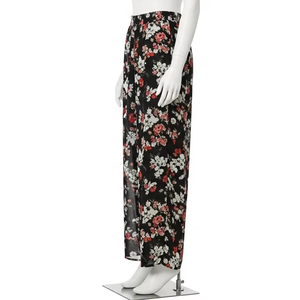 กางเกงสตรีผ้าชีฟองระบายอากาศพิมพ์ลายดิจิตอลผ้านิ่มน้ำหนักเบากางเกงทรงหลวมเอวสูงแฟชั่นฤดูร้อน - Product Image 2