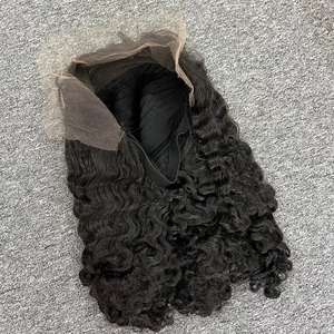 Pelo rizado birmano en pelucas, cabello humano 100%, cabello crudo de un donante - Product Image 4